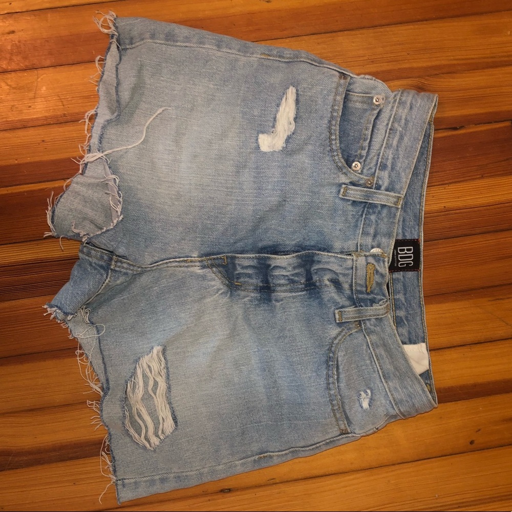 URBAN OUTFITTERS High Rise Denim Shorts